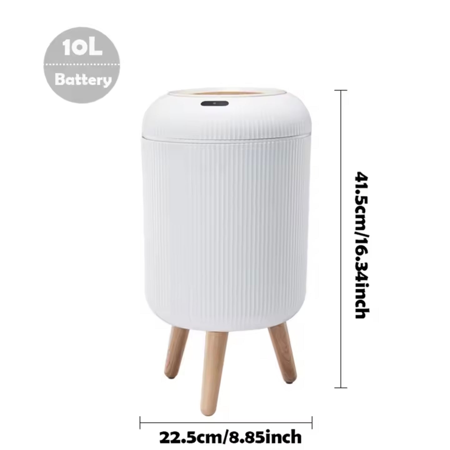 Smart Trash Can, Motion Sensor Trash Can for Bedroom, Bathroom, Kitchen, Office