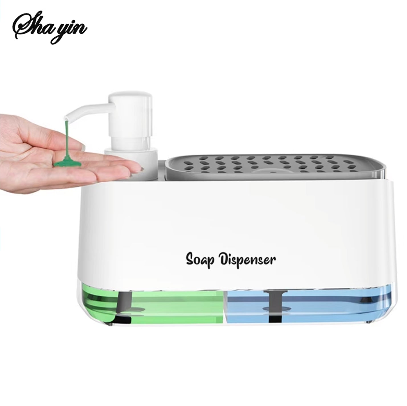 2-IN-1 Dish Soap Dispenser