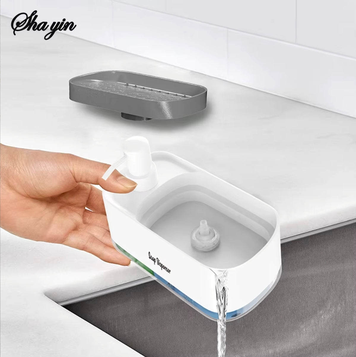 2-IN-1 Dish Soap Dispenser