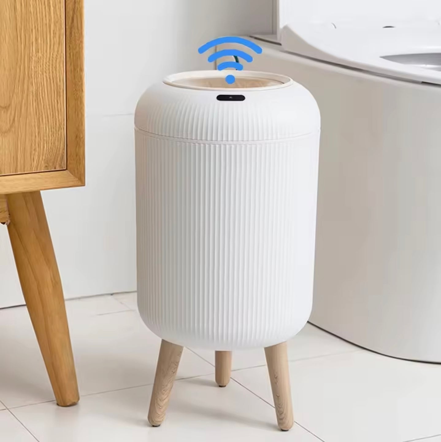 Smart Trash Can, Motion Sensor Trash Can for Bedroom, Bathroom, Kitchen, Office