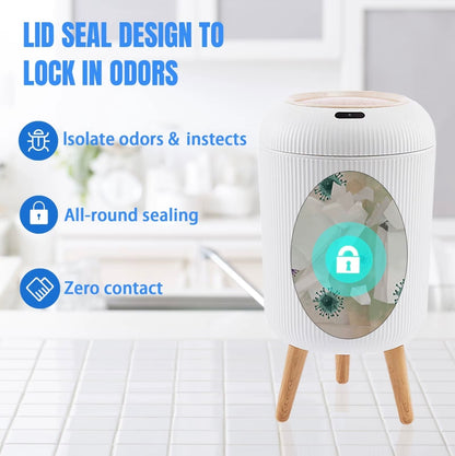 Smart Trash Can, Motion Sensor Trash Can for Bedroom, Bathroom, Kitchen, Office